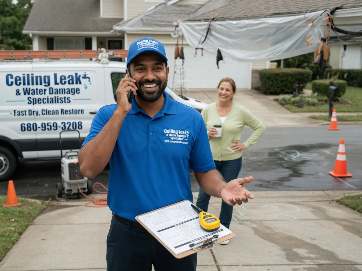 Ceiling Leak Cleanup Lakeview, TX FAQs